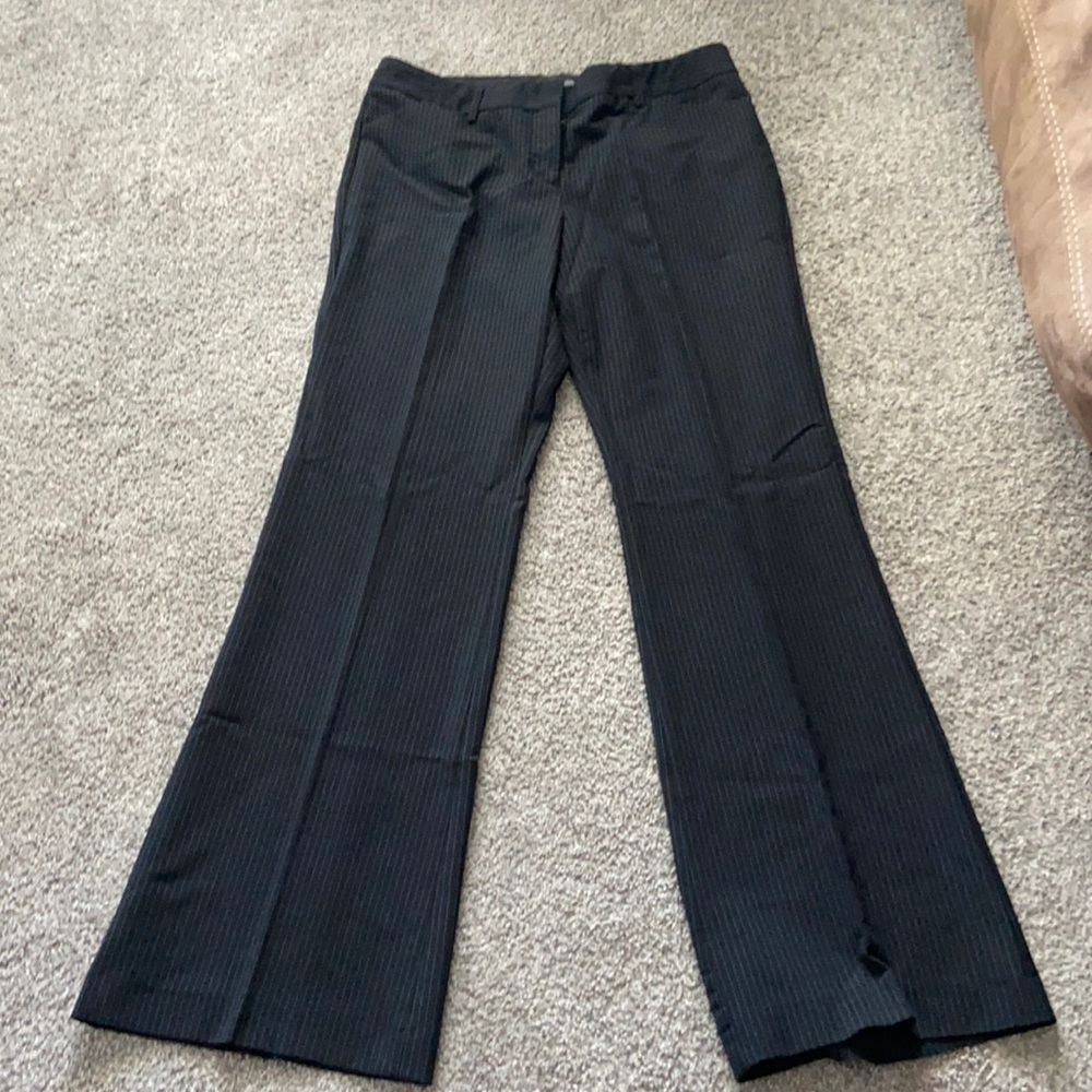 Express Editor pants 10R- blue pinstripe